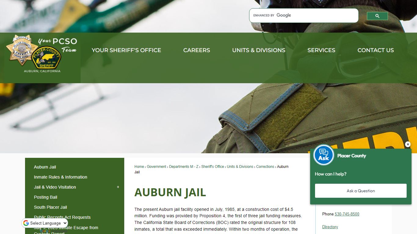 Auburn Jail | Placer County, CA